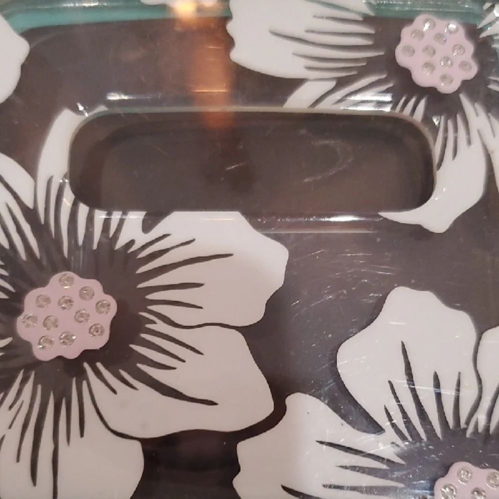 Kate Spade Black and White Floral Samsung Case with Rhinestones S10+
